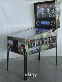 The Walking Dead Visual Pinball Machine Limited Collectible With 42 LED Screen