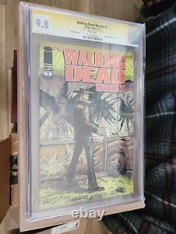 The Walking Dead Weekly #1 CGC 9.8 SS Kirkman Rare