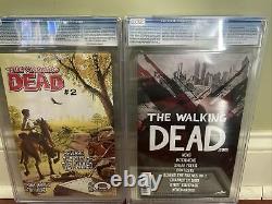 The Walking Dead first print 1 Graded (9.6)Also Walking Dead 10th A. E #1 (9.8)