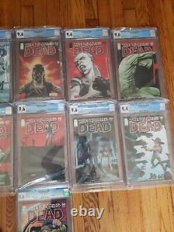 The Walking Dead run 41-50 and 50 variant cgc