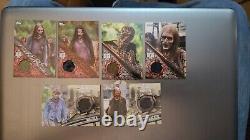 The walking dead autograph, relic & numbered card lot