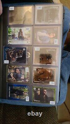 The walking dead autograph, relic & numbered card lot
