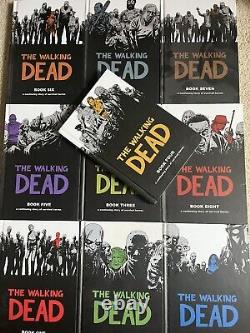 The walking dead hardcover lot (books 1-10)