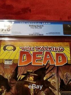 The walking dead issue 1 1st print CGC 9.8