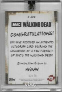 Topps Walking Dead Autograph Collection AUTO Jeffrey Dean Morgan as Negan /79