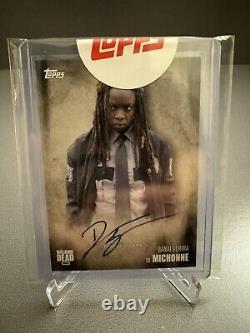 Topps Walking Dead Season 5 Danai Gurira/michonne Autograph Card