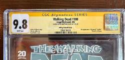 WALKING DEAD #100 CGC SS 9.8 Ottley Variant Signed By Robert Kirkman 1st Negan