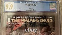 WALKING DEAD #161 WHISPERER WAR ADAMS CONNECTING COVER VARIANT CGC 9.9 Not 9.8