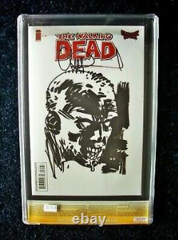 WALKING DEAD #75 Charlie Adlard Autograph & Sketch! Image Comic Book CGC 9.6