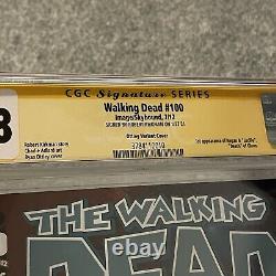 Walking Dead #100 CGC 9.8 SS 1st Negan Lucille Signed Kirkman Ottley Variant