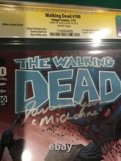 Walking Dead #100 CGC 9.8 SS Danai Gurira Michonne
