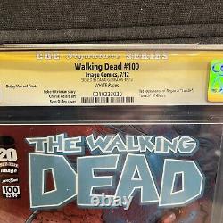 Walking Dead #100 CGC 9.8 Signed by Cast Member Danai Gurira Michonne