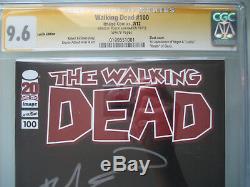Walking Dead #100 Lucille Variant CGC 9.6 SS Signed Robert Kirkman 1st Negan