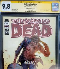 Walking Dead 100 McFarlane Variant Cover CGC 9.8 Signature Series Robert Kirkman