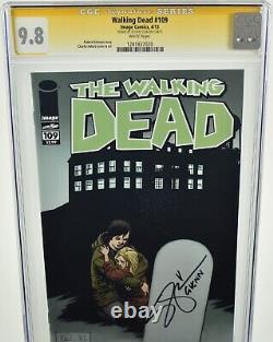 Walking Dead #109 CGC 9.8 (2013) Signed by Steven Yeun Image Comics