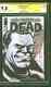 Walking Dead 109 Cgc 9.8 Ss Kirkpatrick Original Art Negan Lucille Sketch
