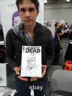 Walking Dead #109 SIGN & SKETCH by Robert Kirkman & Cliff Rathburn. Original art
