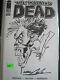 Walking Dead 109 Blank Cover Variant With Zombie Joker Sketch By Neal Adams