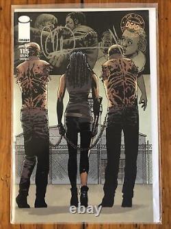 Walking Dead #115 B-K Connecting Cover Variant Set Charlie Adlard SIGNED withCOA