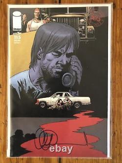 Walking Dead #115 B-K Connecting Cover Variant Set Charlie Adlard SIGNED withCOA