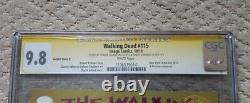 Walking Dead 115 CGC 9.8 SS NYCC Charlie Adlard Robert Kirkman Signed 2013 BONUS