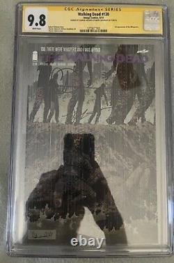 Walking Dead #130 CGC SS 9.8 1st Whisperers Signed By Kirkman and Adlard