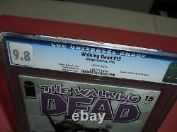 Walking Dead #15 1st print CGC 9.8 WHITE PAGES 2005! Image Comics A66