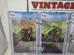 Walking Dead 15th Anniversary Edition #1 CGC 9.8 Finch Variant Cover A, B, C, D SET
