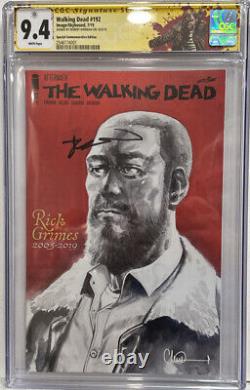 Walking Dead 192 9.4 CGC SS Kirkman Special Commemorative Edition Death of Rick