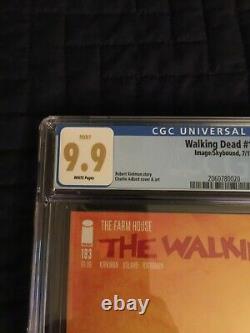 Walking Dead #193 RARE CGC 9.9 LAST ISSUE witha copy of RAW WD #193