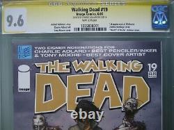 Walking Dead #19 CGC 9.6 SS Signed Charlie Adlard 1st app Michonne