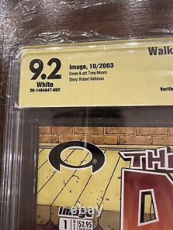 Walking Dead #1 (1st print, CBCS 9.2), Verified signature Tony
