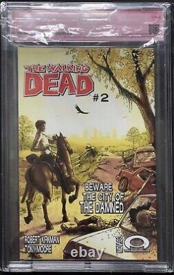 Walking Dead #1 CBCS 9.0 Signed By Tony Moore Not CGC Walking Dead 1 1st Print