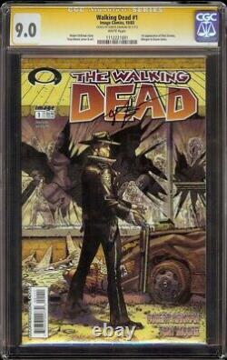 Walking Dead # 1 CGC 9.0 SS White (Image, 2003) Robert Kirkman Signature