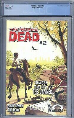 Walking Dead #1 CGC 9.2 1st Print Near Perfect High Grade 1st App of Rick Grimes