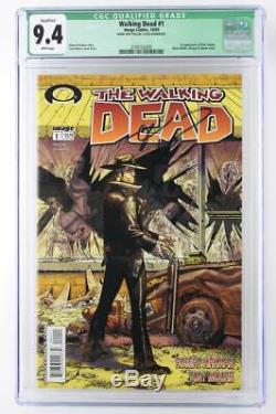 Walking Dead #1 CGC 9.4 NM Image 2003 1st App of Rick Grimes! Signed
