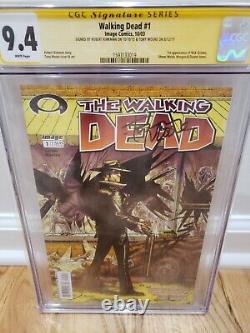 Walking Dead #1 CGC 9.4 SS signed by Kirkman and Moore