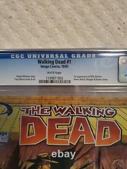 Walking Dead #1 CGC 9.6