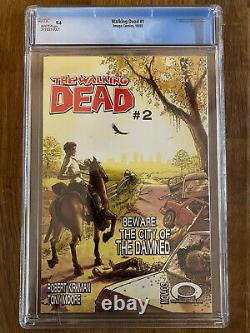 Walking Dead # 1 CGC 9.6 White (Image, 2003) 1st appearance Rick Grimes