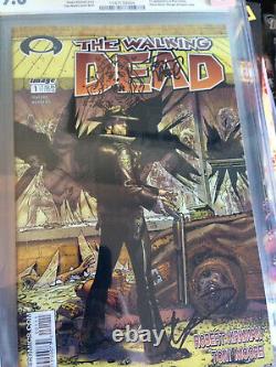 Walking Dead #1 CGC 9.8 Ss Signed Both Kirk man And Tony Sketched