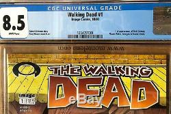 Walking Dead #1 CGC Graded 8.5 Rare White Mature Readers Edition 1st Printing