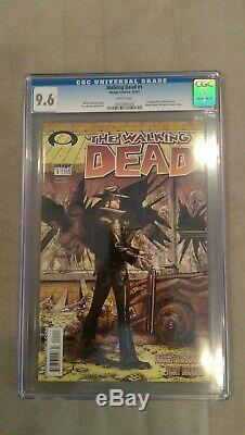 Walking Dead #1 CGC Lot of Two CGC 9.6 CGC 9.4 one black letters