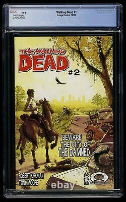 Walking Dead #1 CGC NM- 9.2 White Pages 1st Rick Grimes
