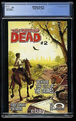 Walking Dead #1 CGC NM+ 9.6 White Pages 1st Rick Grimes