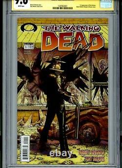 Walking Dead #1 Cgc 9.6 First Print! Signed By Kirkman