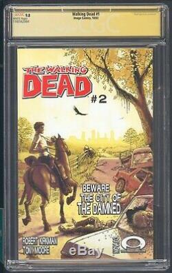 Walking Dead 1 Cgc 9.8 10/03 Ss R. Kirkman 1st App Of Rick Grimes