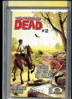 Walking Dead #1 Cgc Signature Series Graded 9.6 2003 Image Robert Kirkman