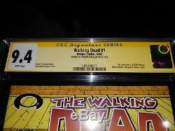 Walking Dead 1 (Image) 2003 1st First Printing CGC 9.4 SS signed Robert Kirkman