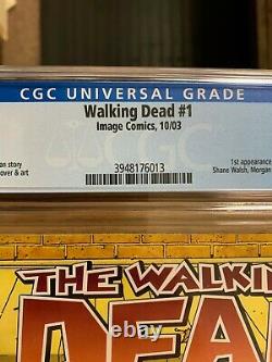 Walking Dead #1 Image Comics CGC Graded 9.6