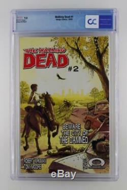 Walking Dead #1 NEAR MINT CGC 9.8 NM/MT Image 2003 1st App of Rick Grimes